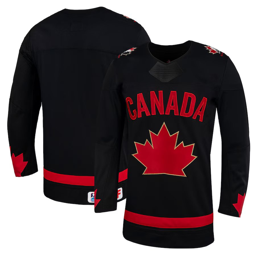 Hockey Canada Alternate Replica Jersey Black Sports Closet