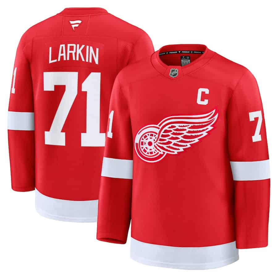 Men's NHL Detroit Red Wings Dylan Larkin Adidas Primegreen Home