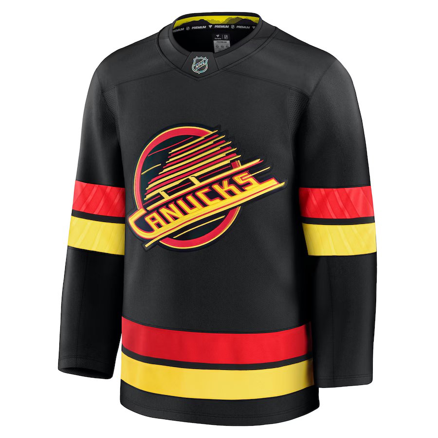 Vancouver Canucks Fanatics Alternate Premium Jersey Black