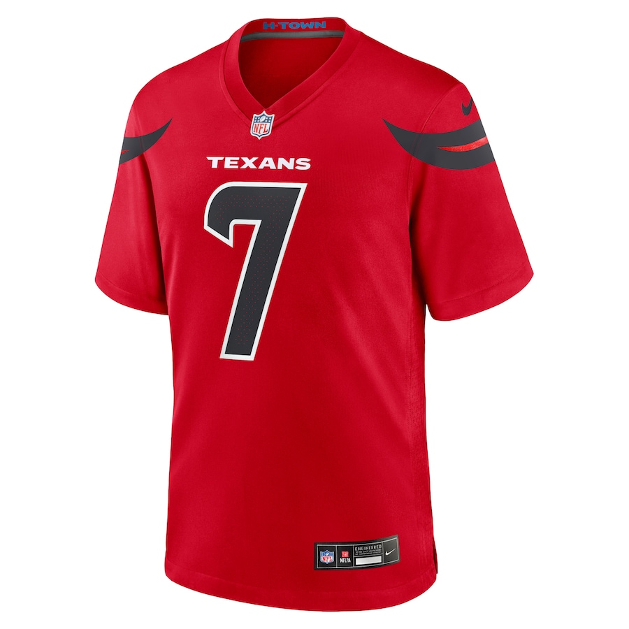 Men's Houston Texans Stroud Nike Alternate Game Jersey Red