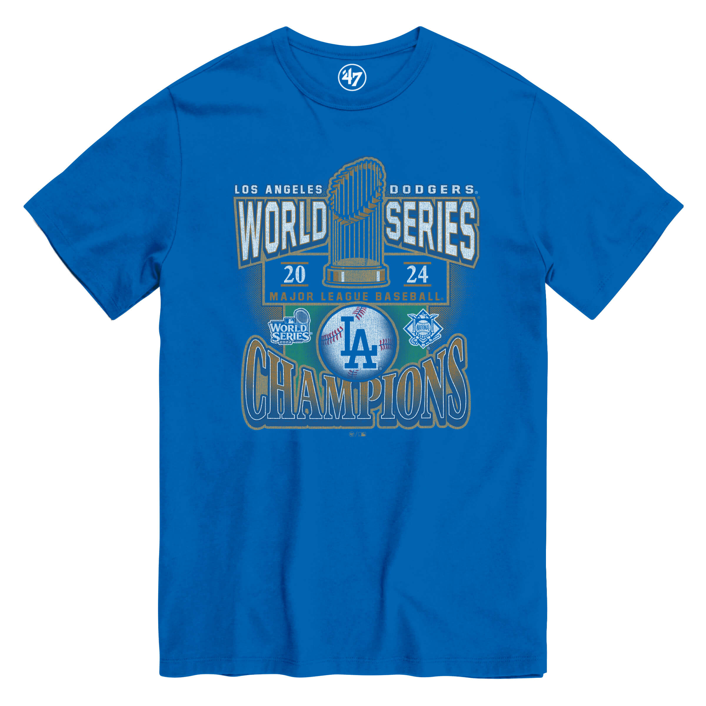 Men's Los Angeles Dodgers '47 Brand 2024 World Series Champions T