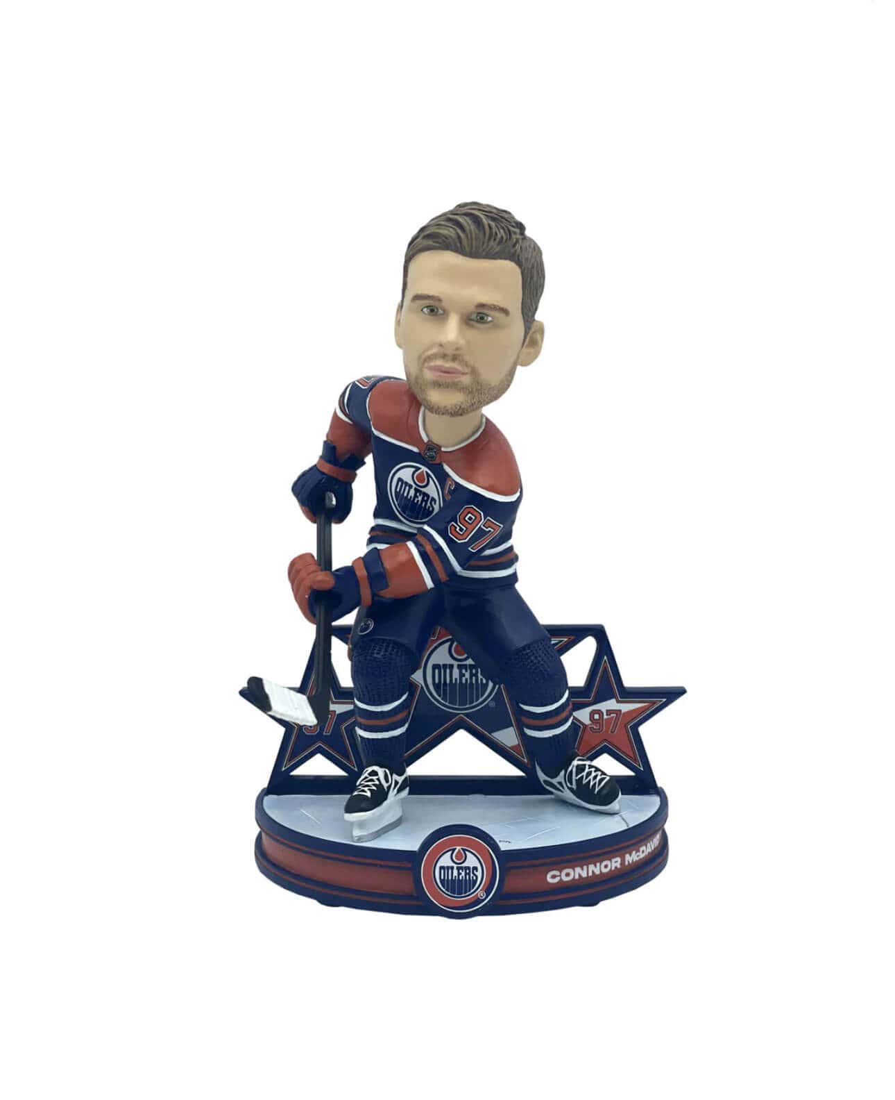 434★FIFAサッカー★DAVIDS★prostars★フィギュア Edmonton Oilers Connor McDavid Superstar Series Bobblehead