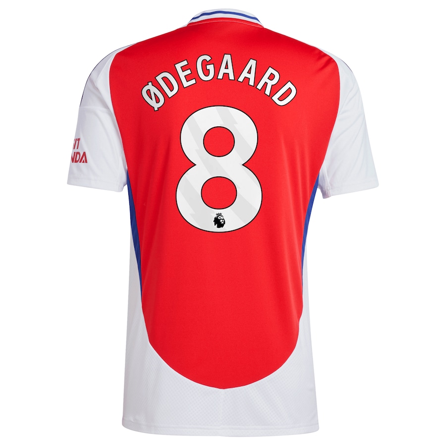 Men's Martin Ødegaard Arsenal Adidas 24/25 Home Replica Jersey