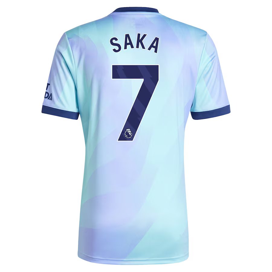 Men's Bukayo Saka Arsenal Adidas 24/25 Third Replica Jersey