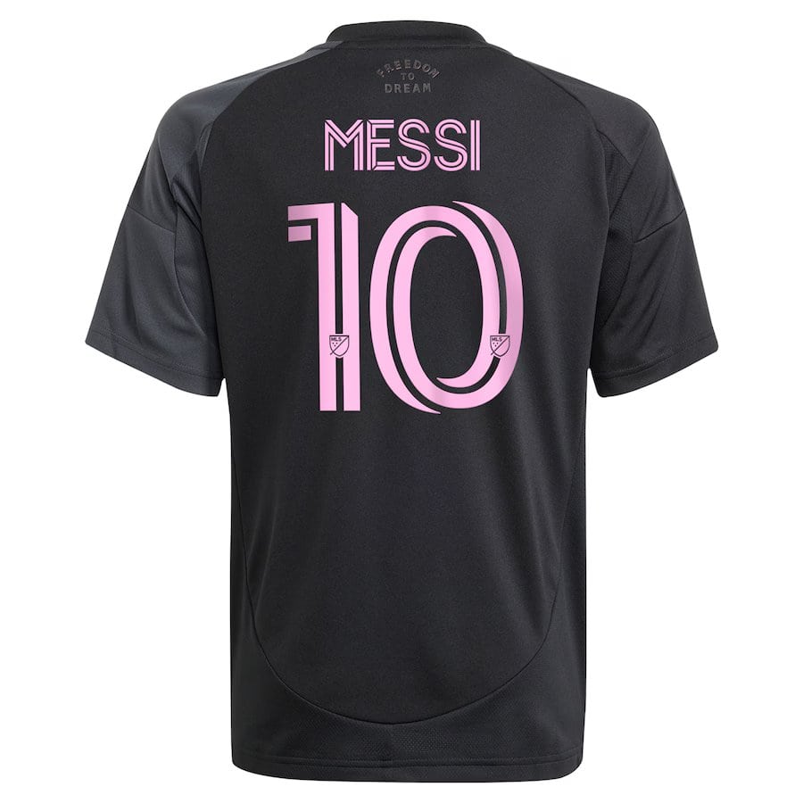 Youth Inter Miami CF Lionel Messi Adidas 2025 Away Replica Jersey
