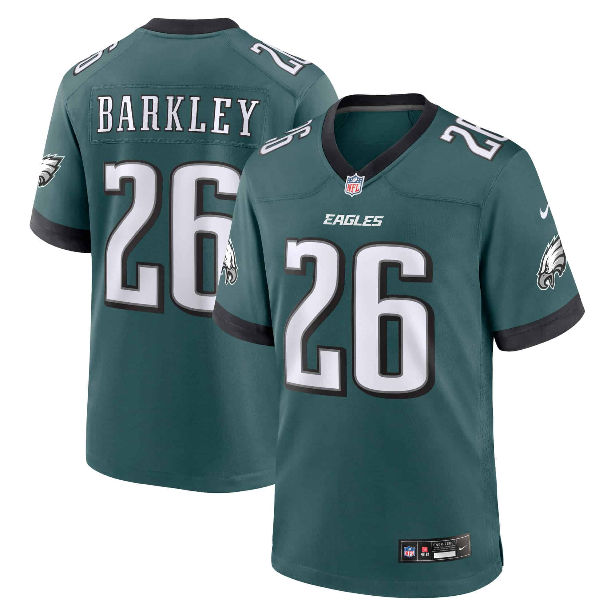 Men's Philadelphia Eagles Saquon Barkley Nike Game Player Jersey