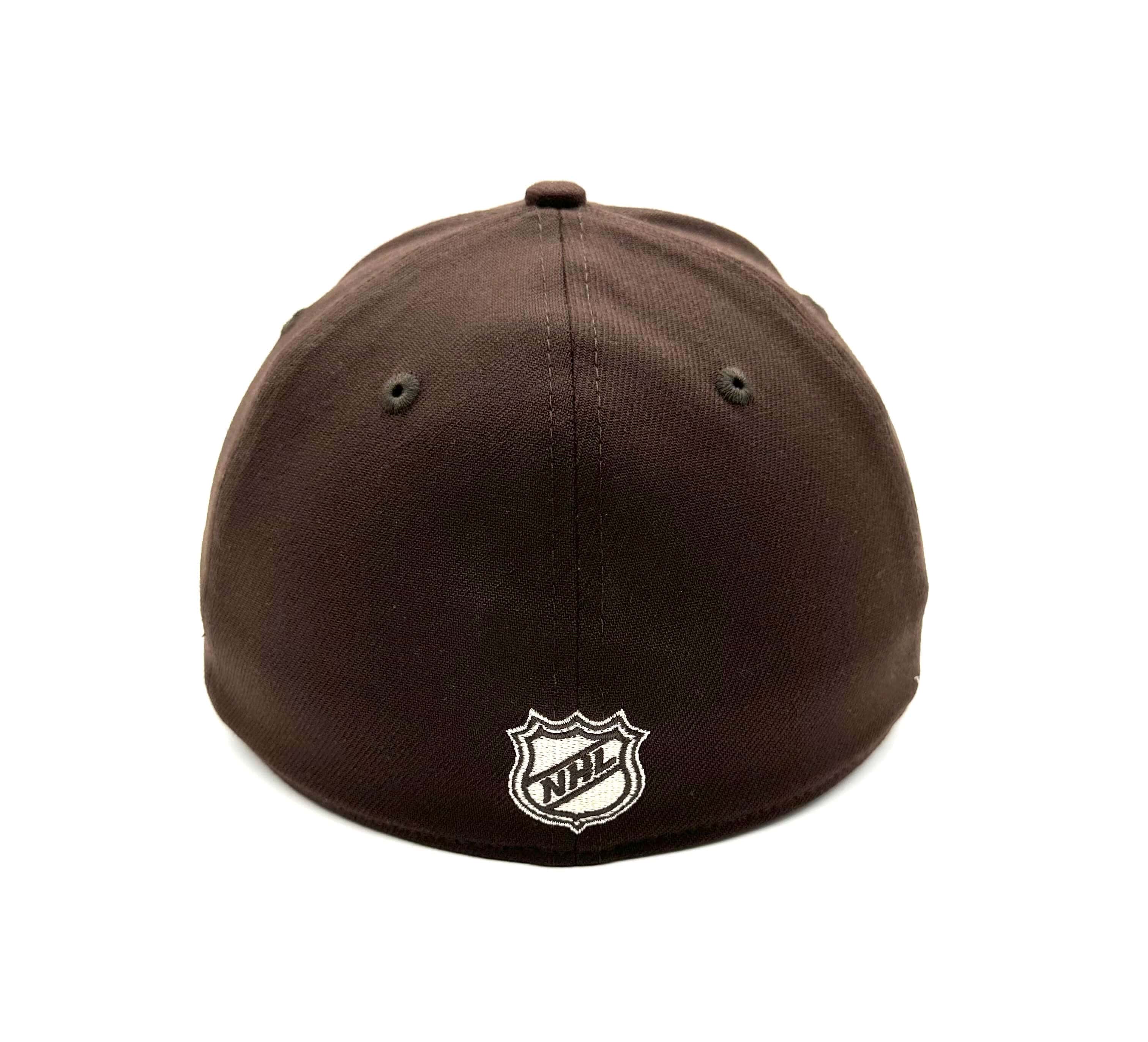 Edmonton Oilers New Era Walnut 39THIRTY Flex Hat - Brown - Sports