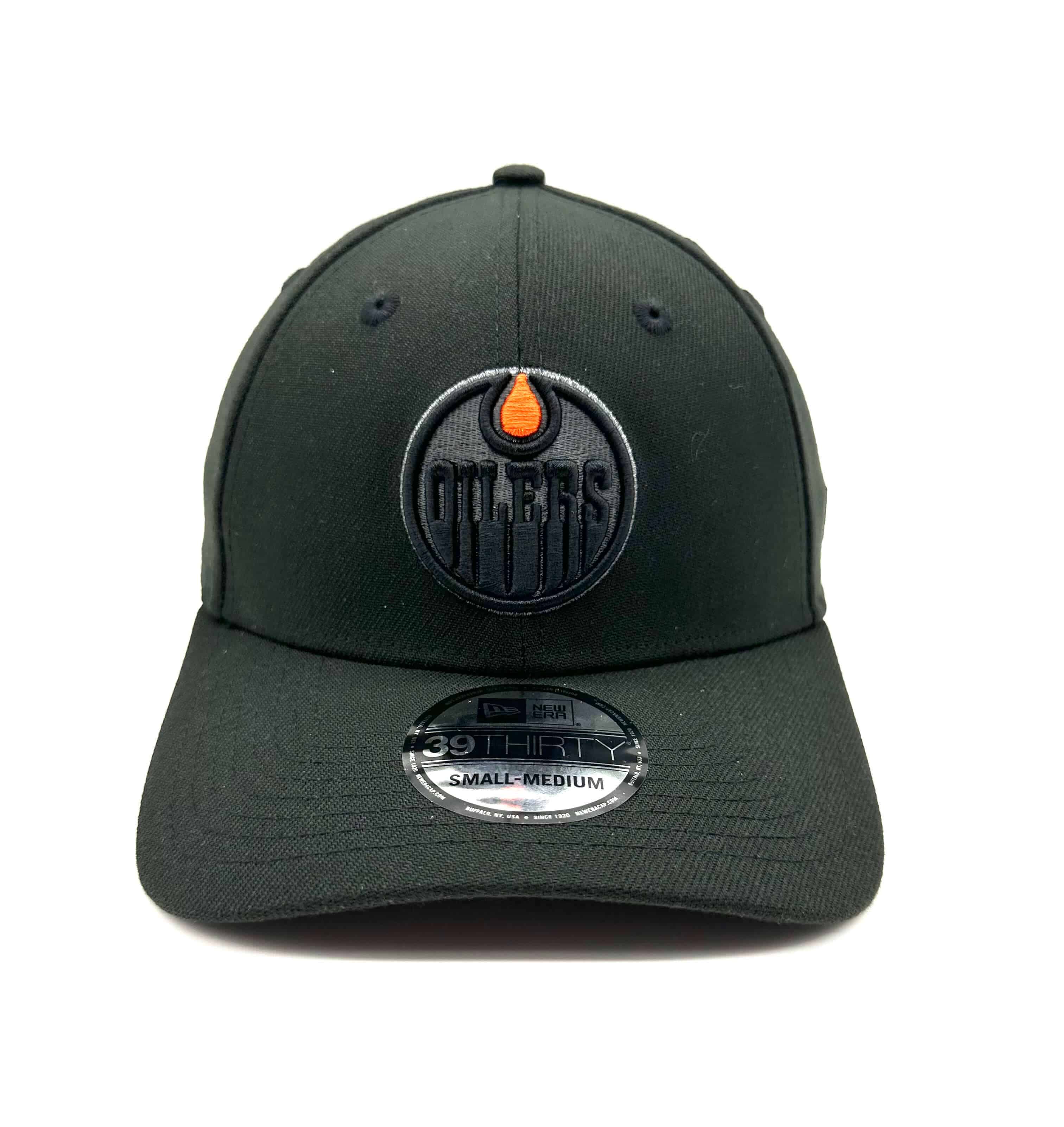 Edmonton Oilers New Era Pop Shadow 39THIRTY Flex Hat - Black
