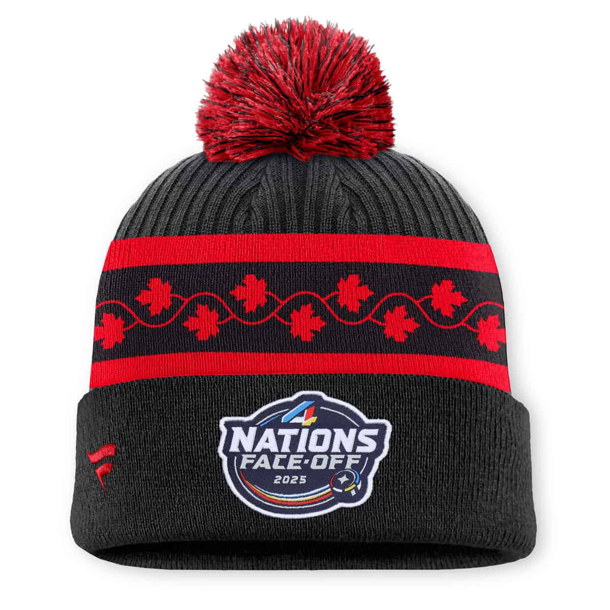Canada Fanatics 2025 4 Nations Face-Off Team Cuffed Knit Hat