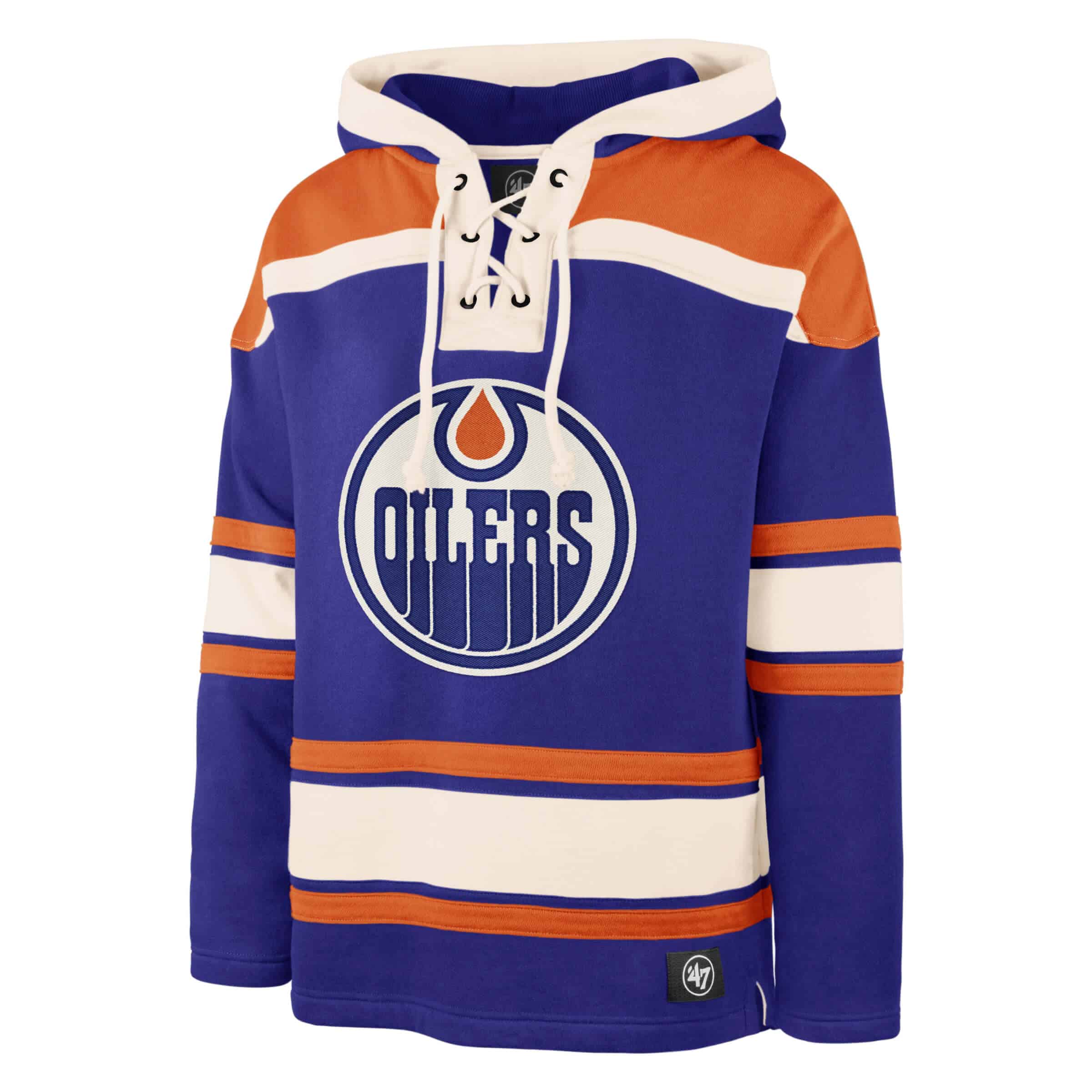 Men's Edmonton Oilers Leon Draisaitl '47 Brand Royal Blue Lacer