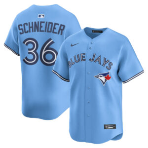 Men's Toronto Blue Jays Davis Schneider Nike Light Blue
