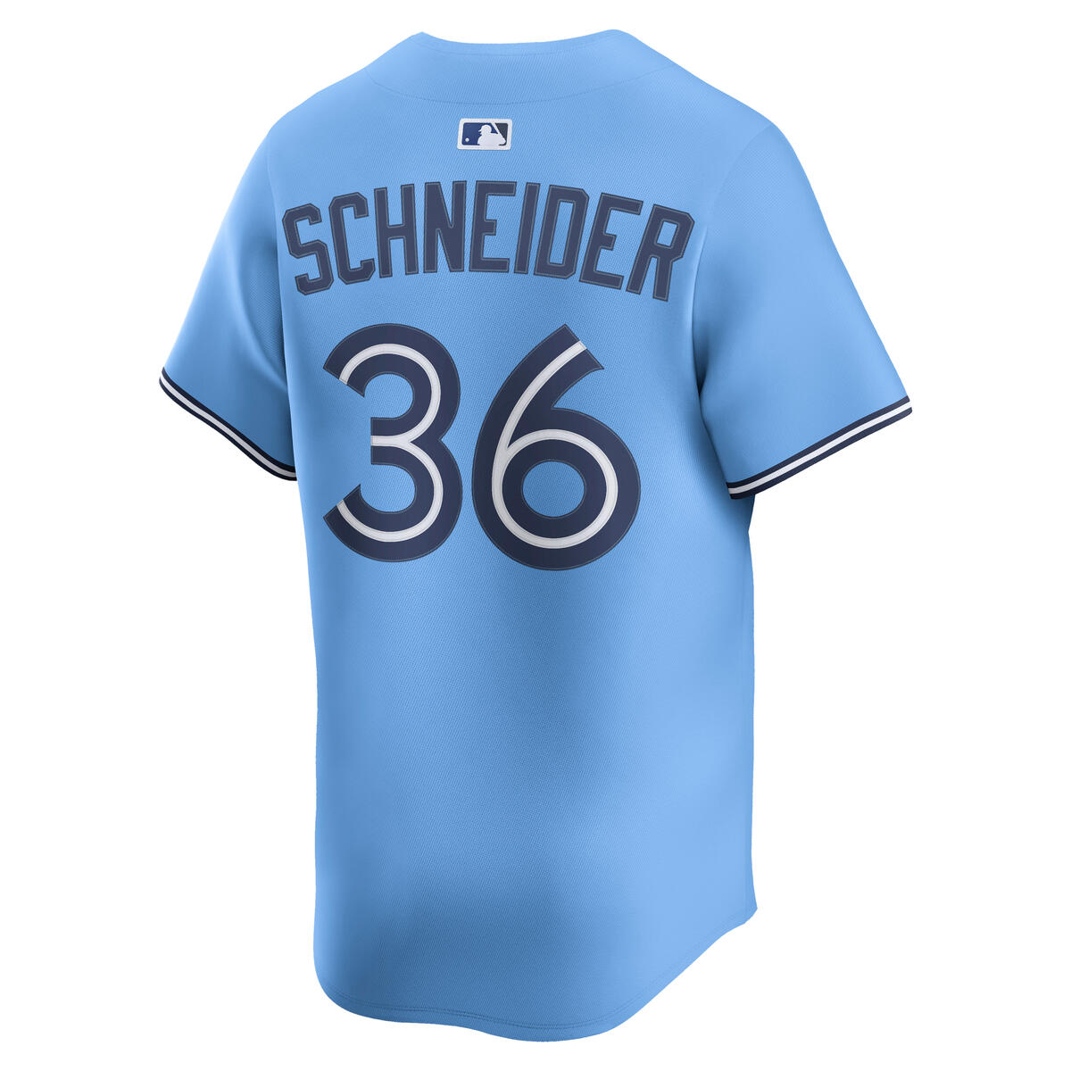 Men's Toronto Blue Jays Davis Schneider Nike Light Blue Alternate