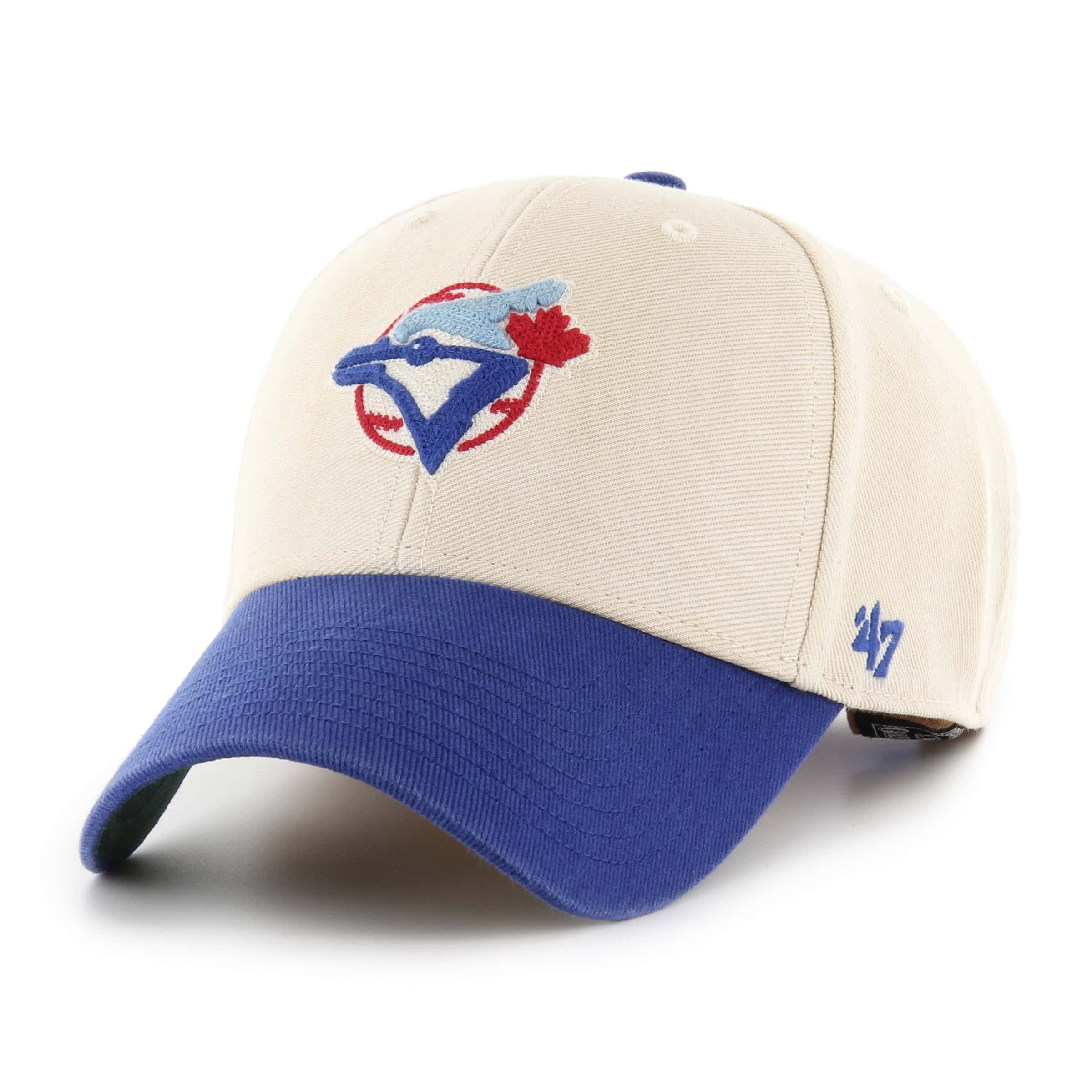 47 Forty Seven Brand Toronto Blue Jays zwarte MVP gebogen vizier klittenband pet