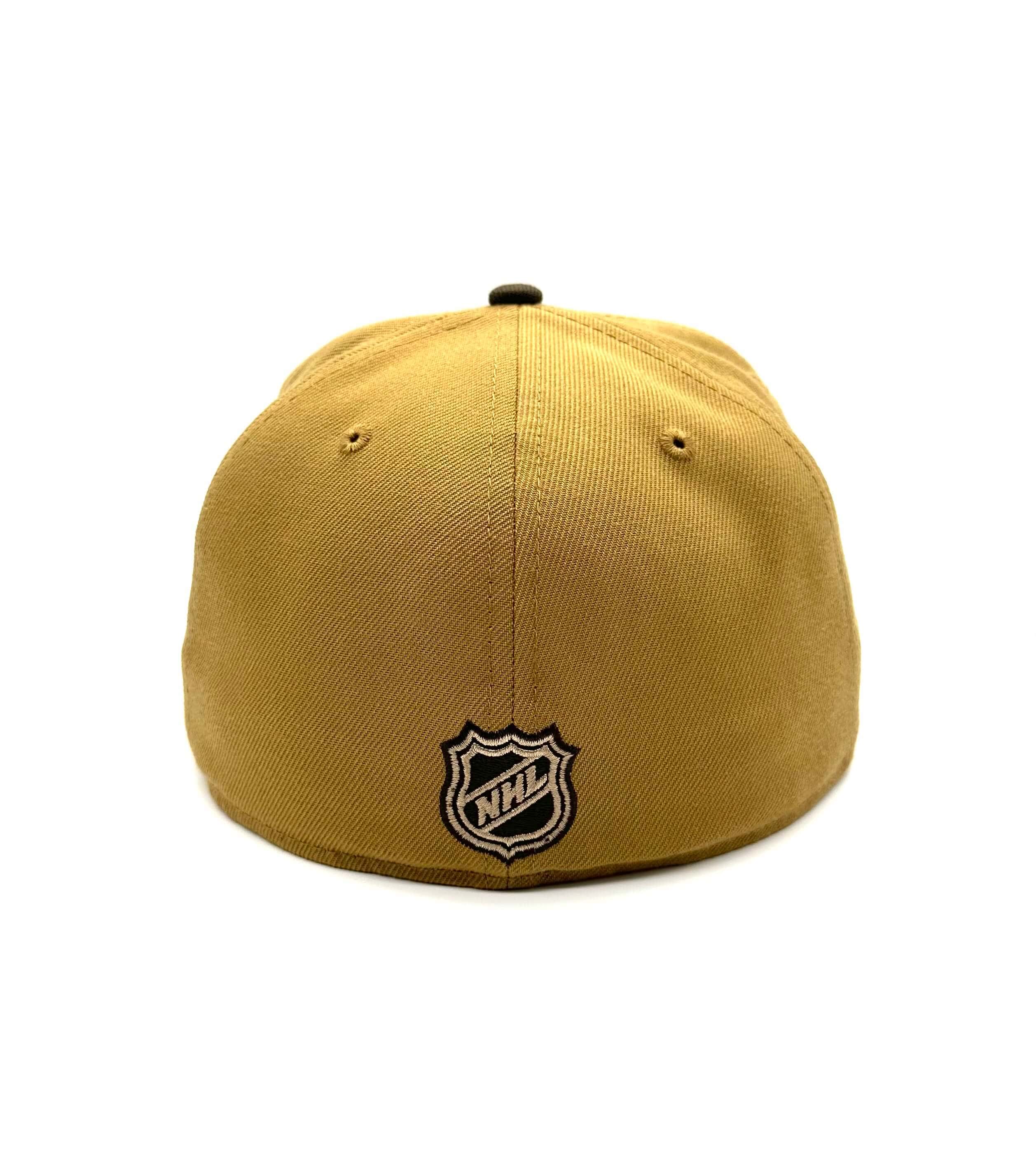 Chicago Blackhawks New Era Wheat Walnut 59FIFTY Fitted Hat - Brown