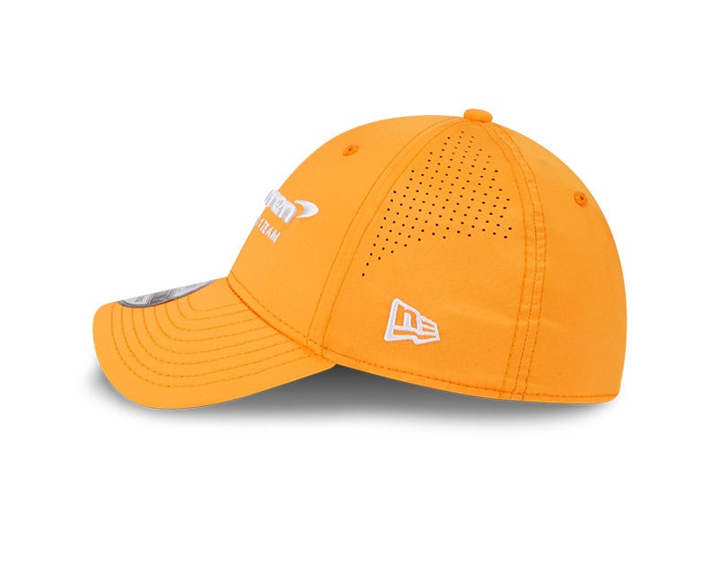 McLaren F1 New Era Perforated 39THIRTY Flex Hat - Papaya - Sports