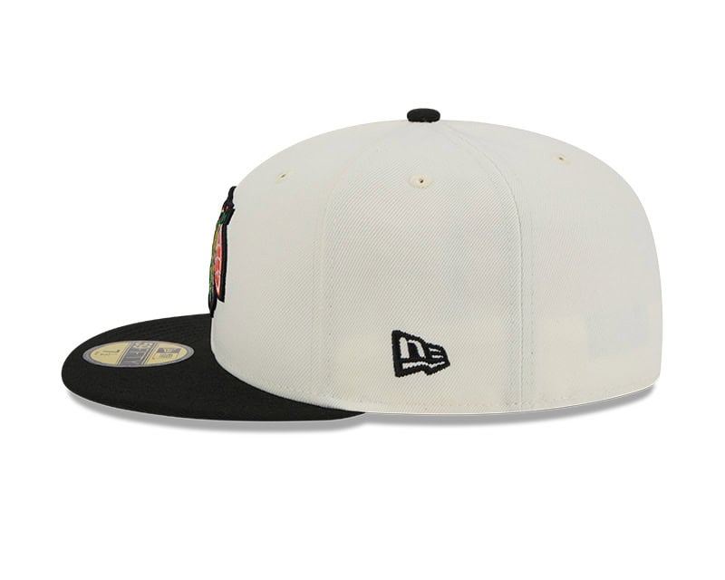 Chicago Blackhawks New Era Chrome 2-Tone 59FIFTY Fitted Hat