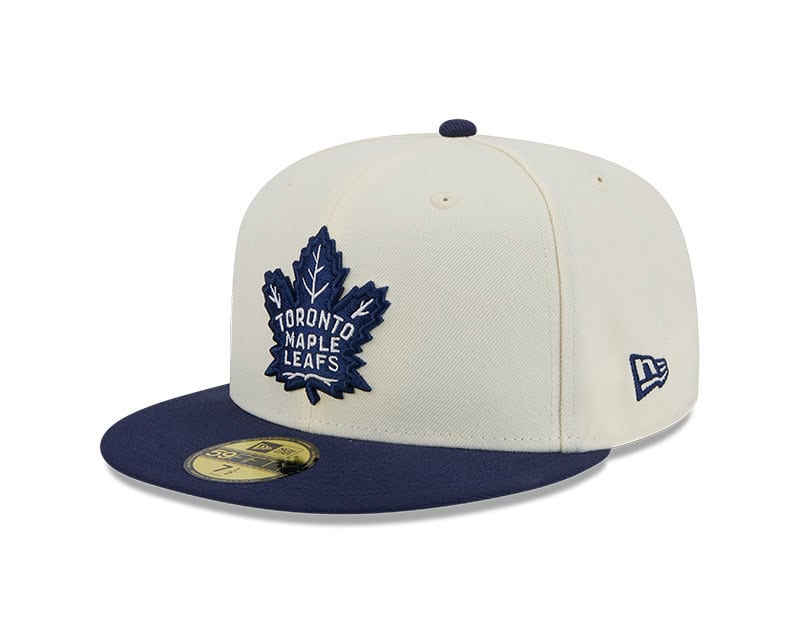 Toronto Maple Leafs New Era Chrome 2-Tone 59FIFTY Fitted Hat