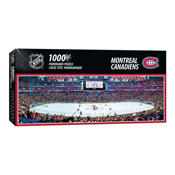 Montreal Canadiens 1000 Piece Panoramic Jigsaw Puzzle - Sports Closet