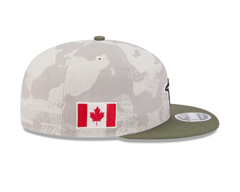 Toronto Blue Jays New Era 2025 Armed Forces Day 9FIFTY Split Panel