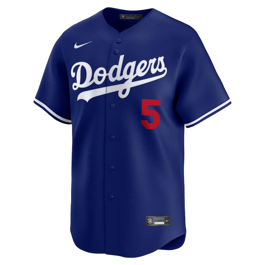 Los Angeles Dodgers Freddie Freeman Nike Royal Alternate Limited