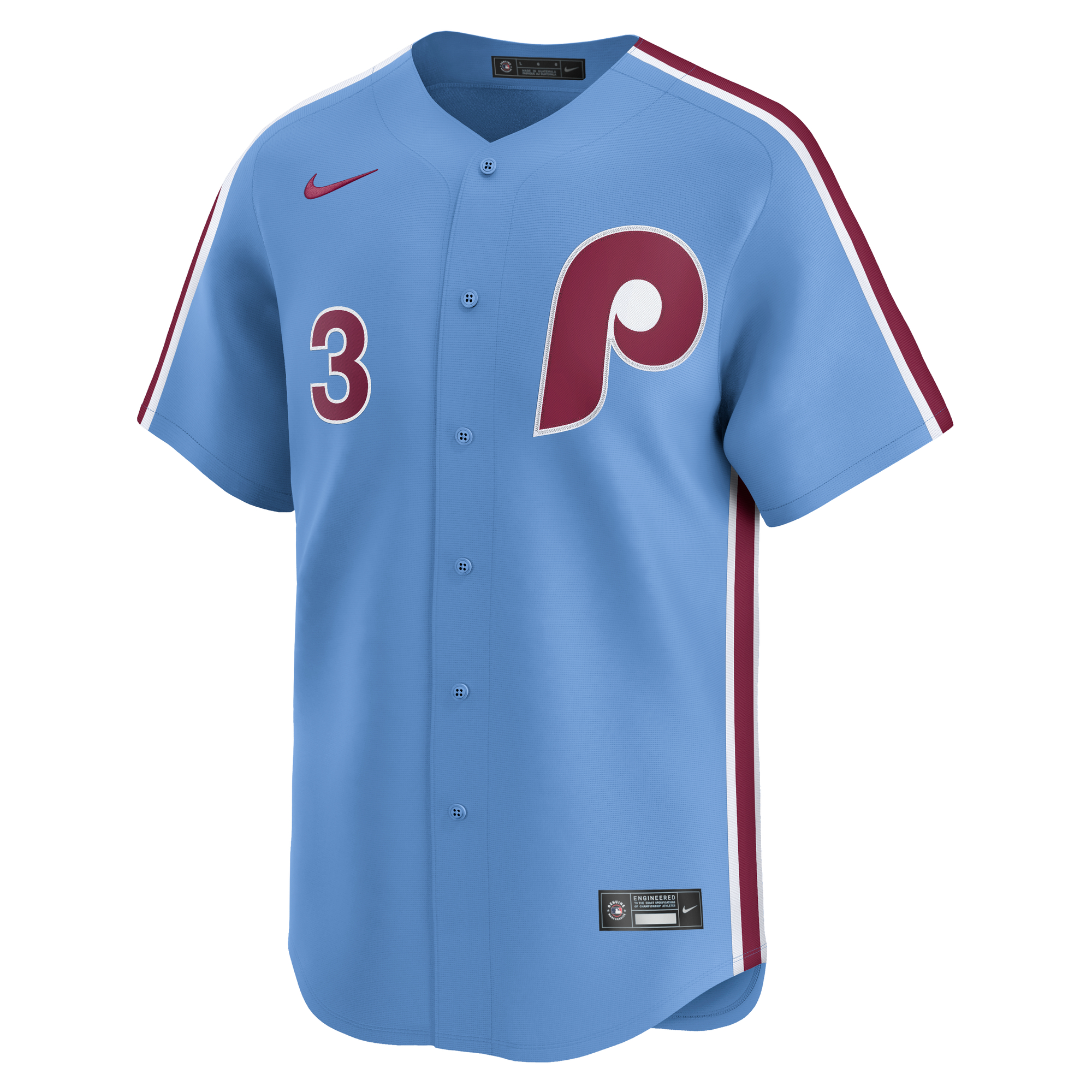 Philadelphia Phillies Bryce Harper Nike Light Blue Alternate
