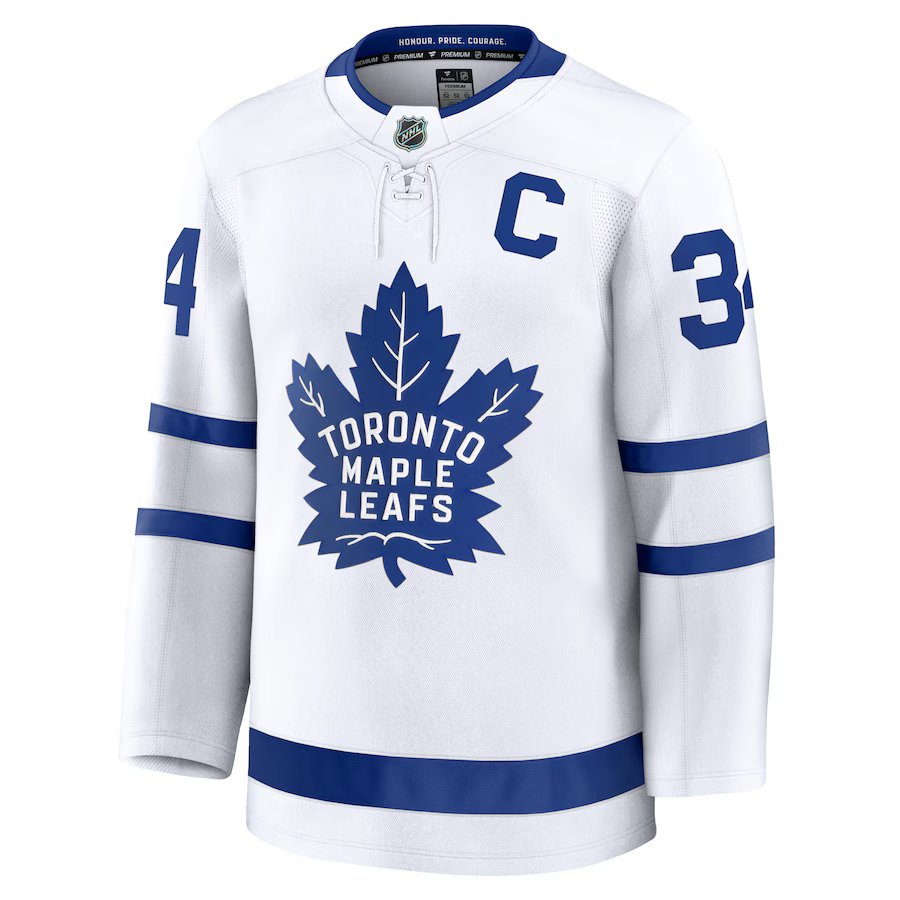 Auston Matthews Toronto Maple Leafs Fanatics Away Premium Player Jersey  White
