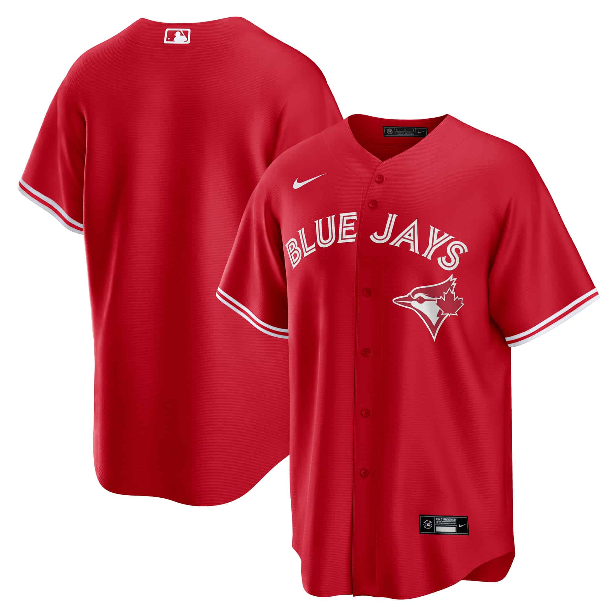 ブルージェイズBLUE JAYS ユニフォーム レッド(150) Red Uniform Red Blue Jays Jersey The Game Men's Toronto Blue Jays