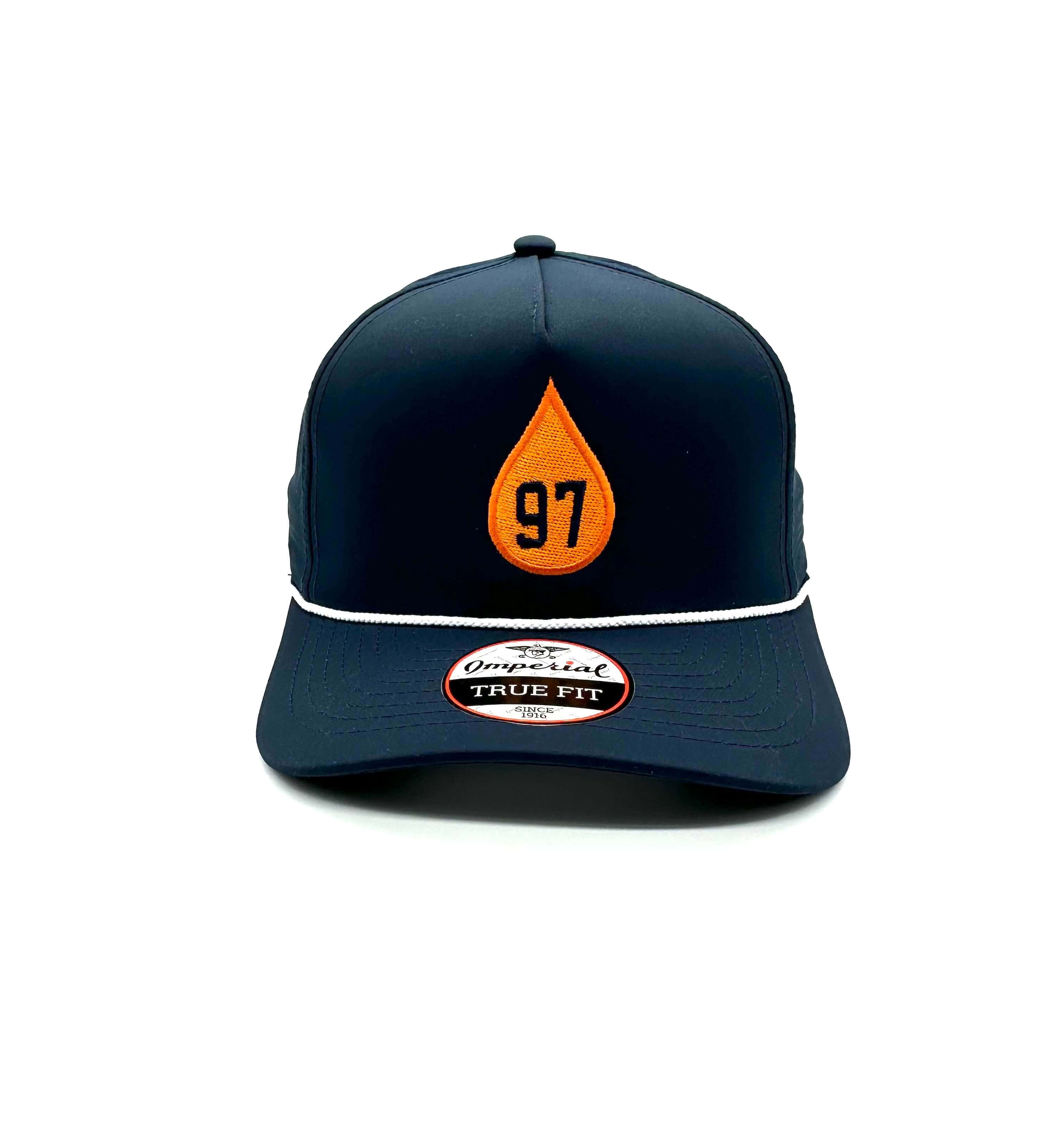 Edmonton Imperial Sports Wrightson #97 Oil Drop Rope Snapback Hat