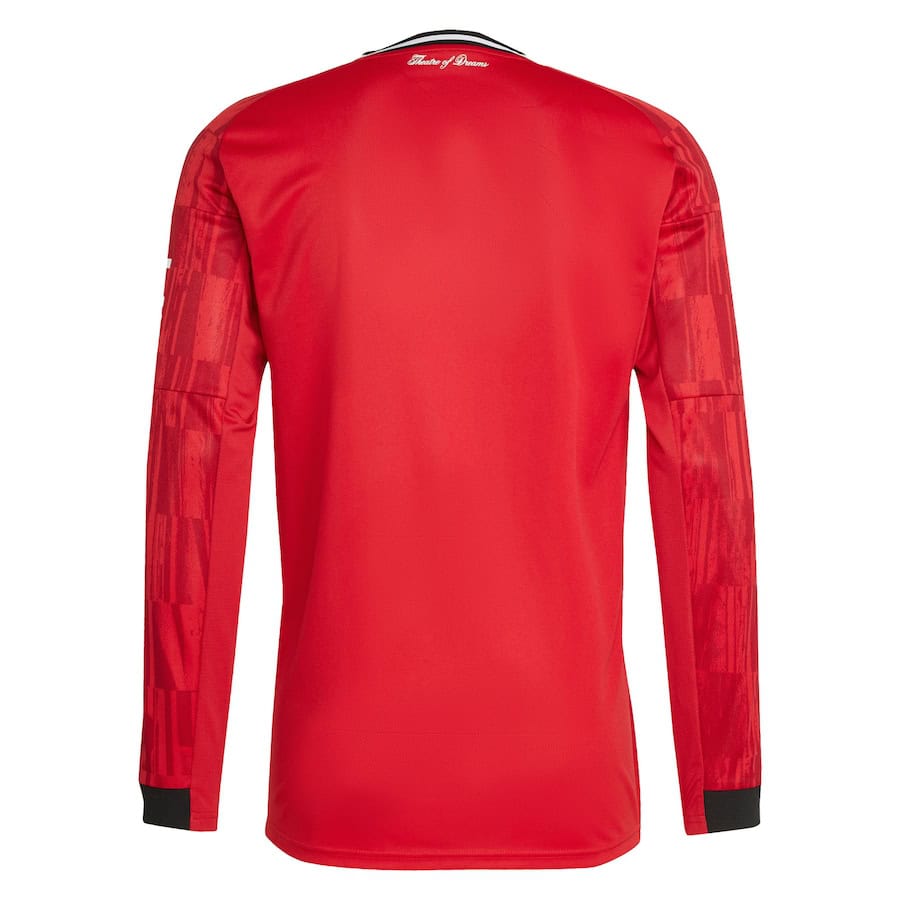 Men's Manchester United Adidas 2025/26 Home Long Sleeve Replica