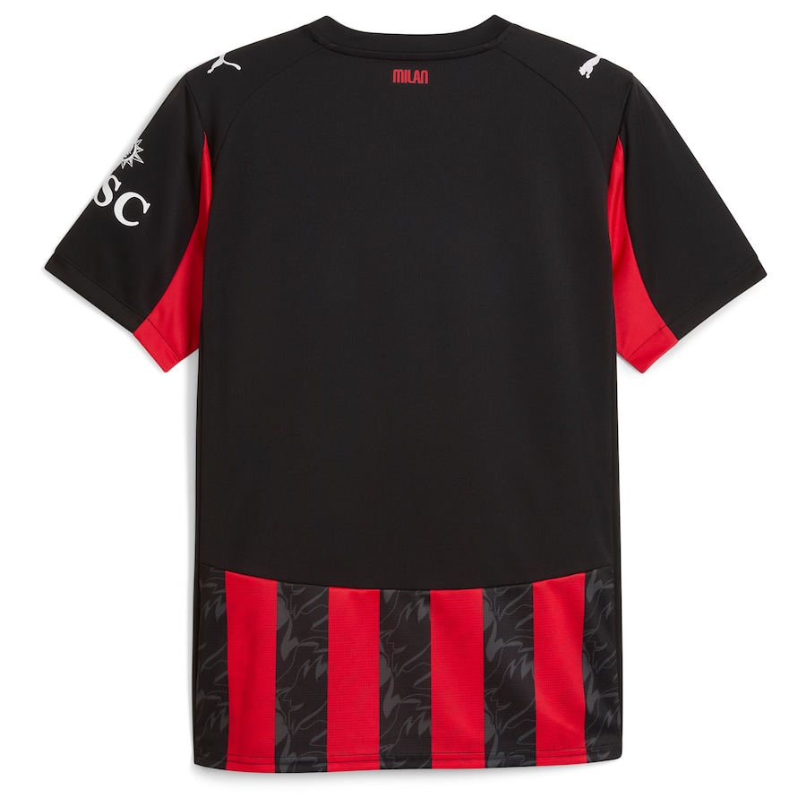 Men's AC Milan Puma 2025/26 Home Replica Jersey - Red/Black