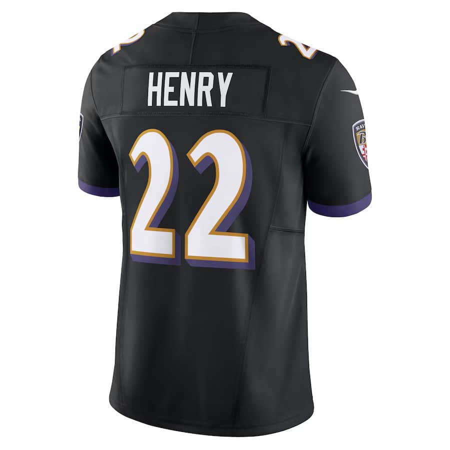 Men's Baltimore Ravens Derrick Henry Nike Vapor F.U.S.E. Limited