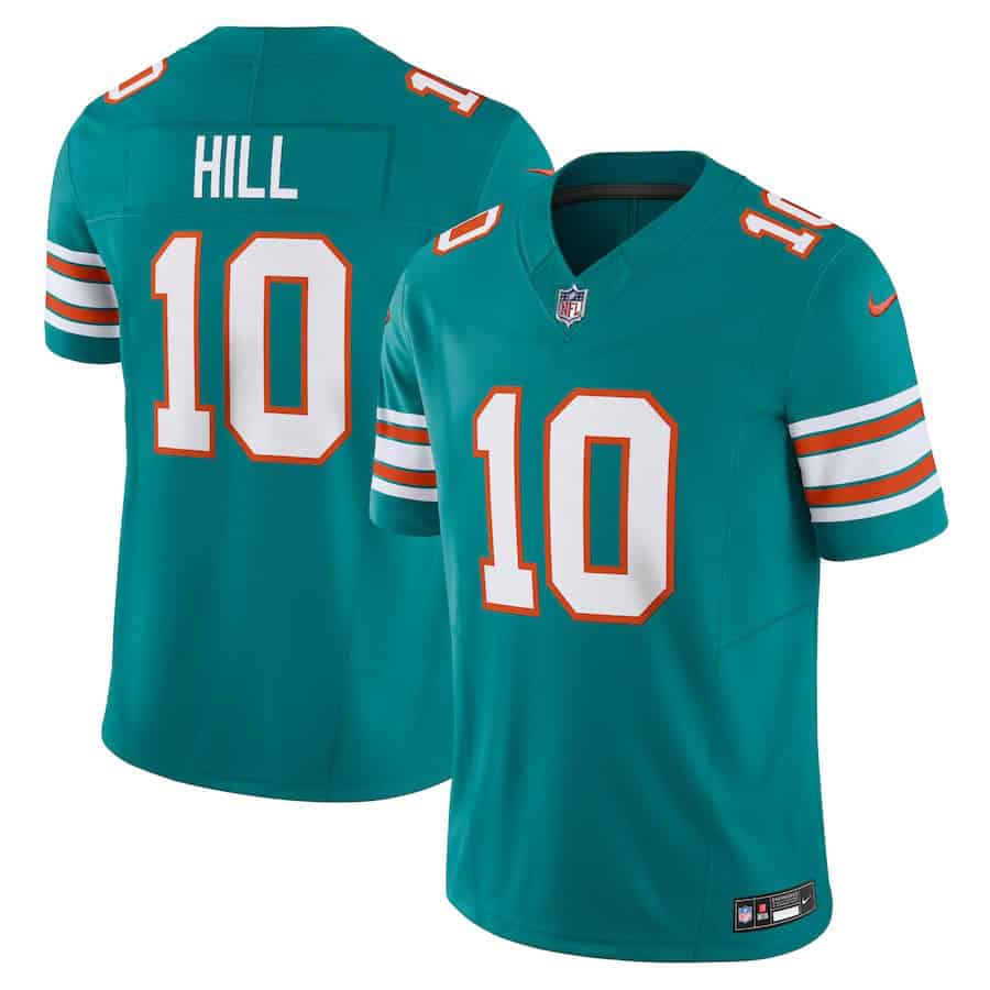 ユニフォーム Miami Dolphins Elite Jersey 52 NWT Men's Miami Dolphins Tyreek Hill Nike Vapor F.U.S.E. Limited