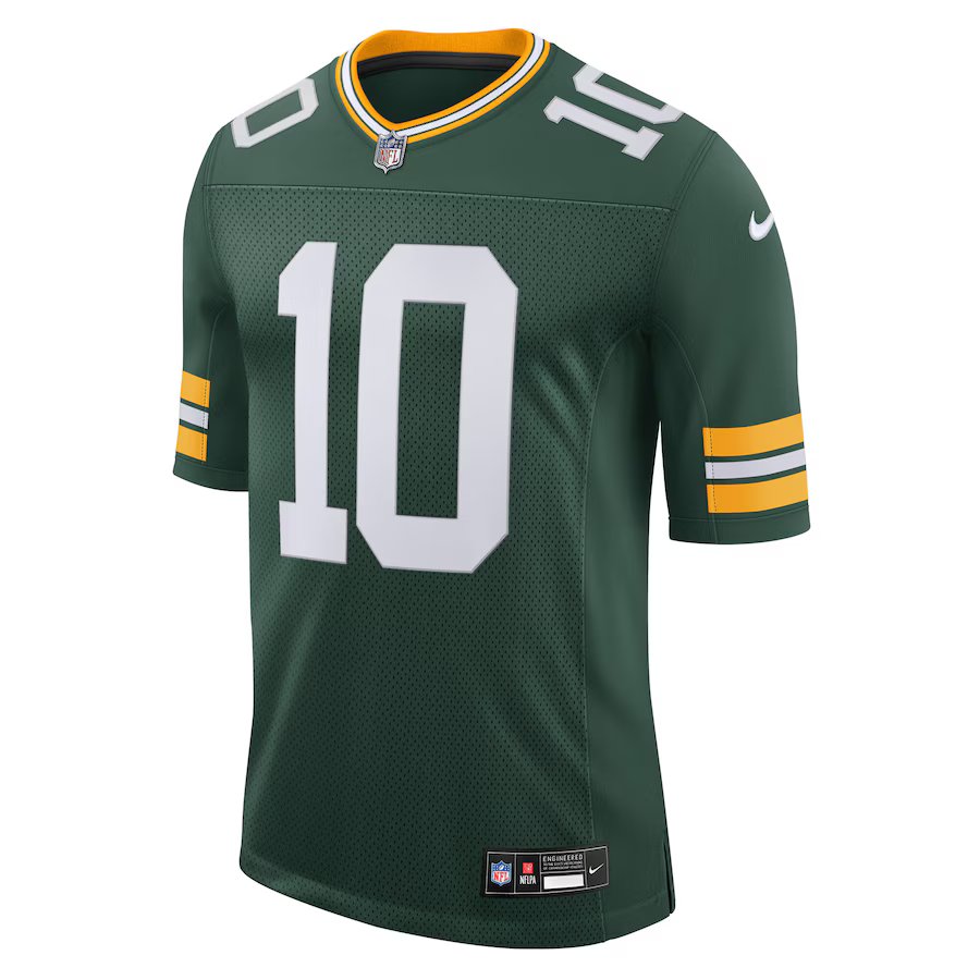 【US限定】NIKE Green Bay Packers Jordan Love  Jersey Men's Green Bay Packers Jordan Love Nike Vapor Limited