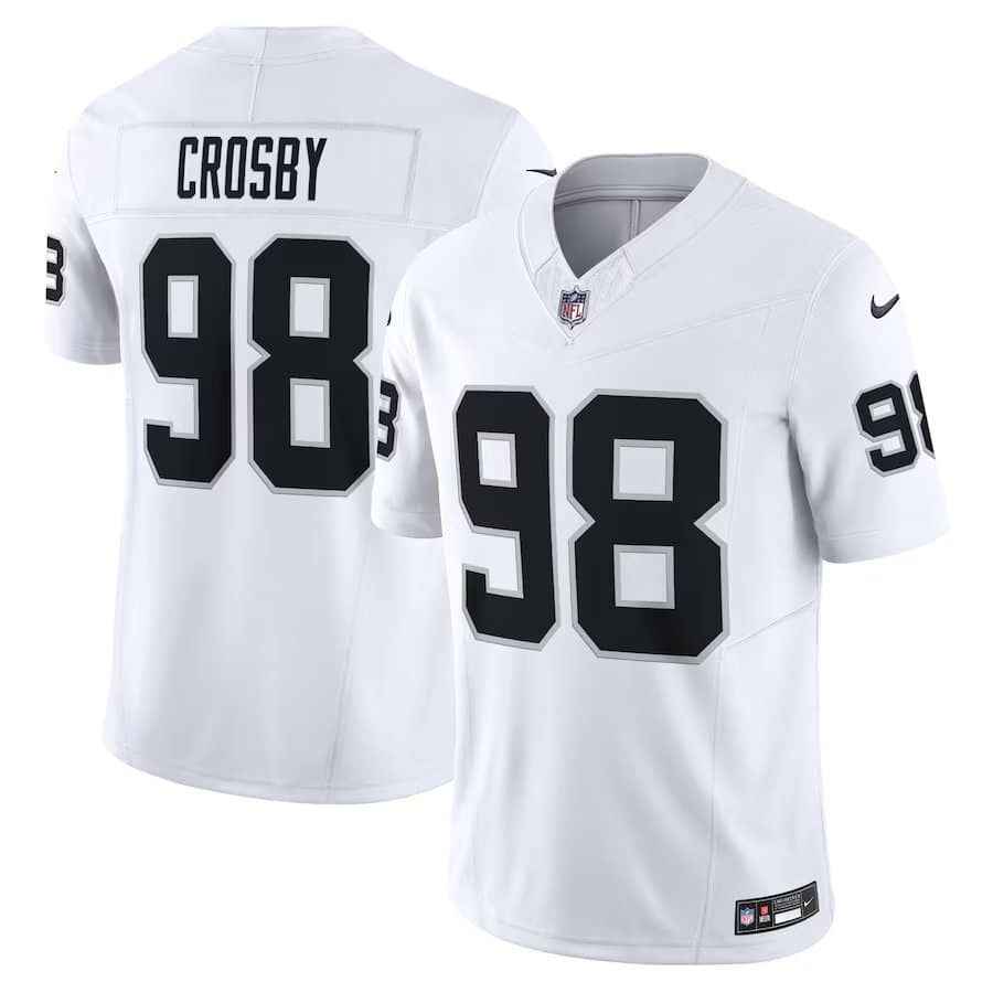 Men's Las Vegas Raiders Maxx Crosby Nike Vapor F.U.S.E. Limited