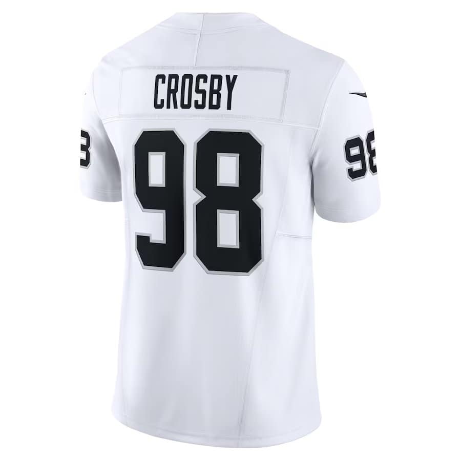 Men's Las Vegas Raiders Maxx Crosby Nike Vapor F.U.S.E. Limited