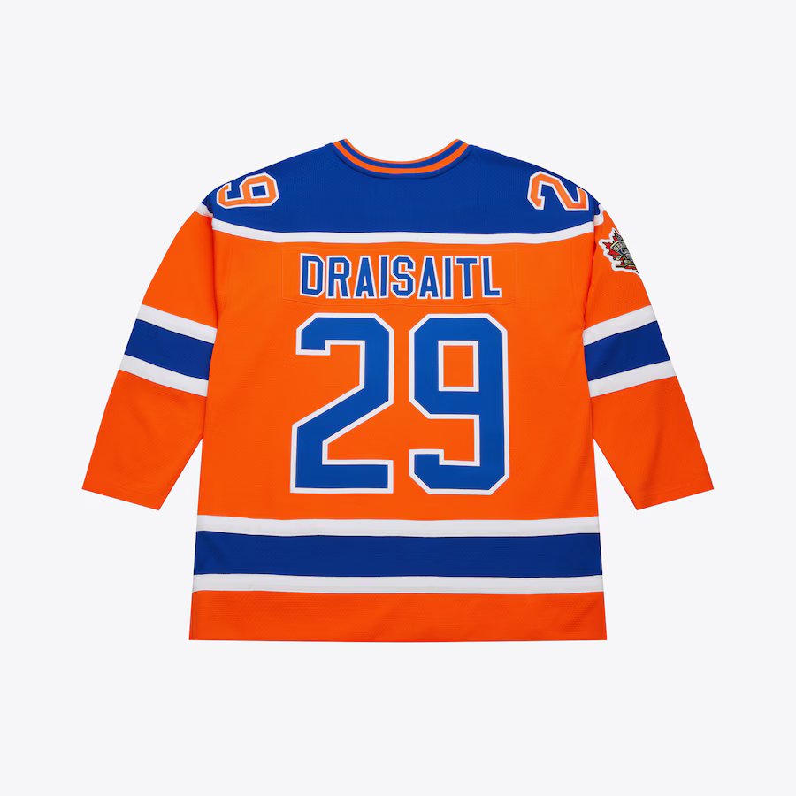 Men's Edmonton Oilers Leon Draisaitl Mitchell Ness 2016 Heritage - Main Image