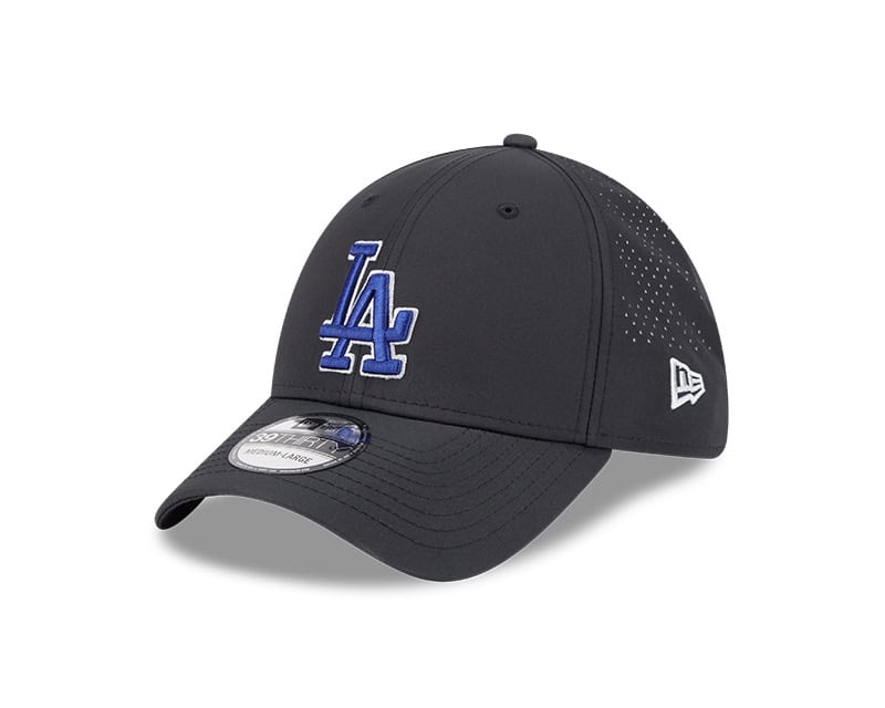 Los Angeles Dodgers New Era Night 39THIRTY Flex Hat - Black