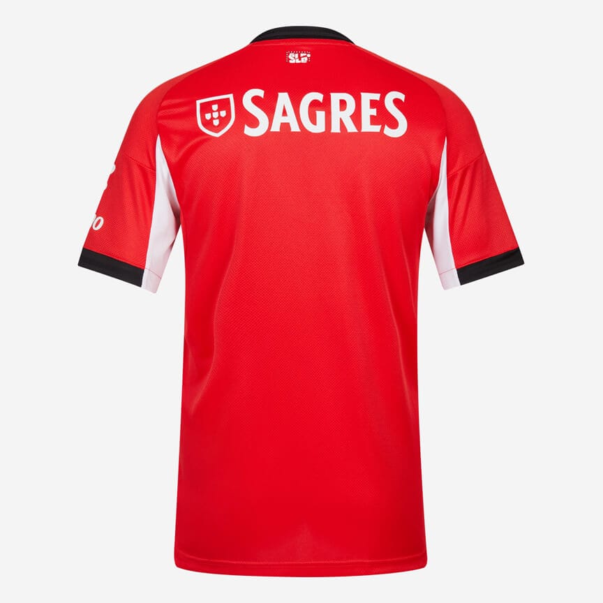 Men's SL Benfica Adidas 2025/26 Home Replica Jersey - Red - Sports