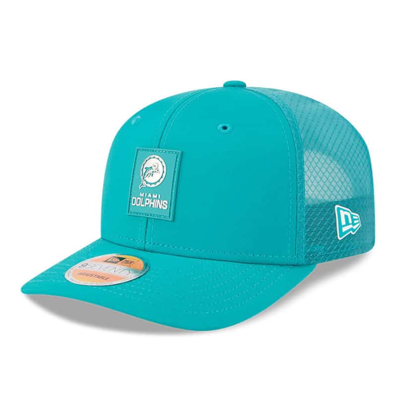 Miami Dolphins New Era 2025 NFL Sideline 9SEVENTY Adjustable Hat