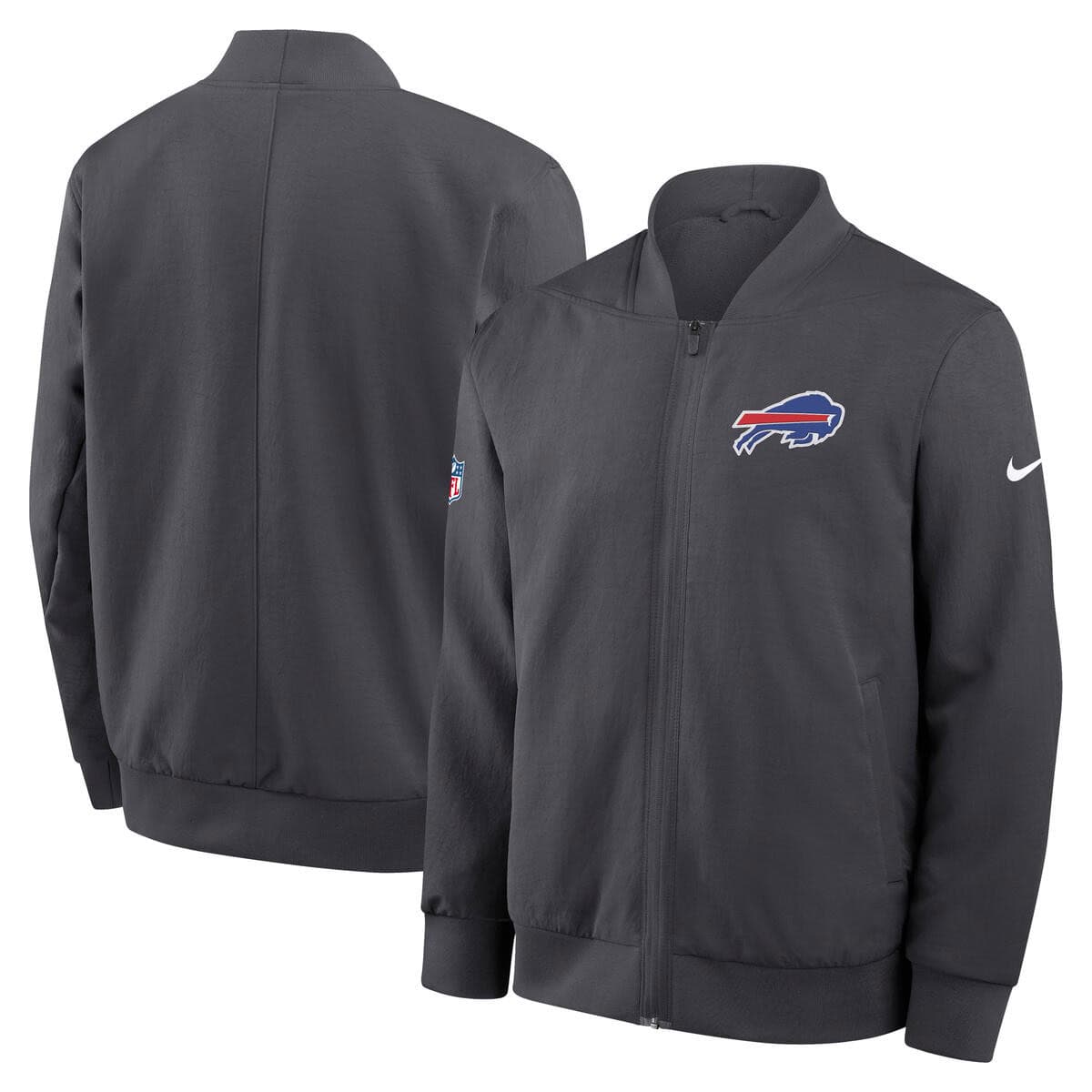 Men's Buffalo Bills Nike 2025 NFL Sideline Bomber Jacket