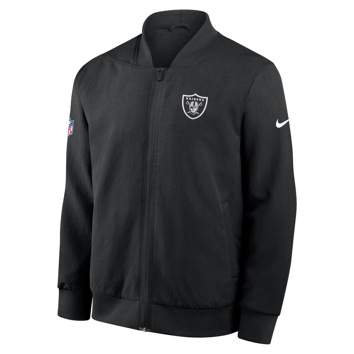 Men's Las Vegas Raiders Nike 2025 NFL Sideline Bomber Jacket