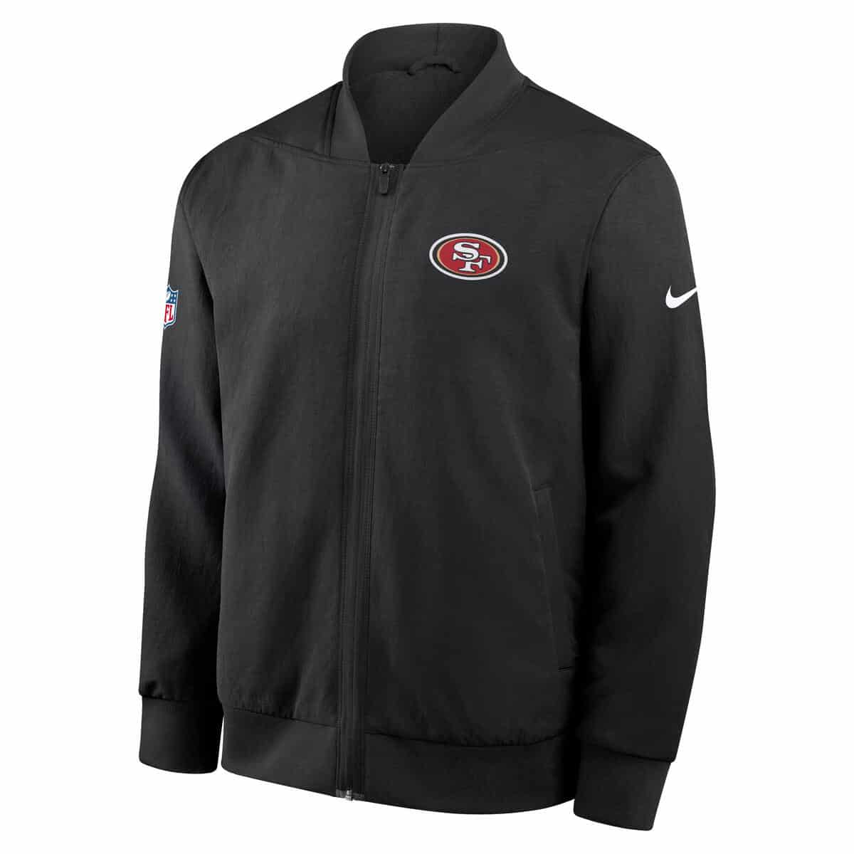 Men's San Francisco 49ers Nike 2025 NFL Sideline Bomber Jacket