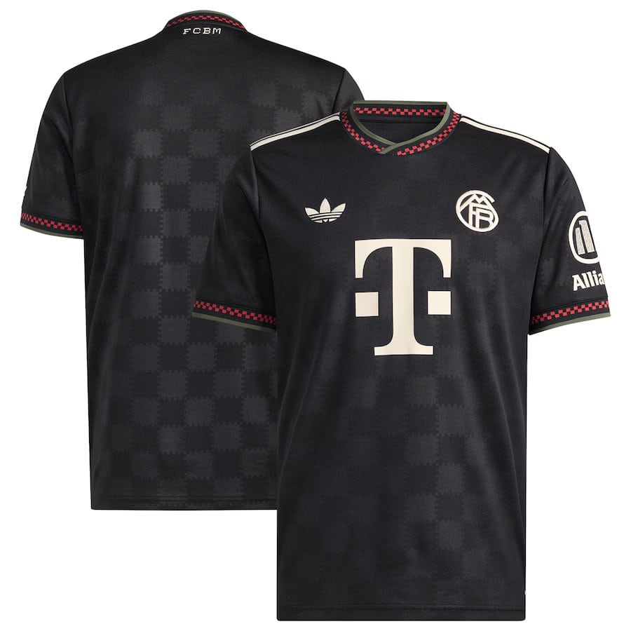 FC Bayern München アディダス　XL/ブラック Men's Bayern Munich Adidas 2025/26 Third Replica Jersey - Black