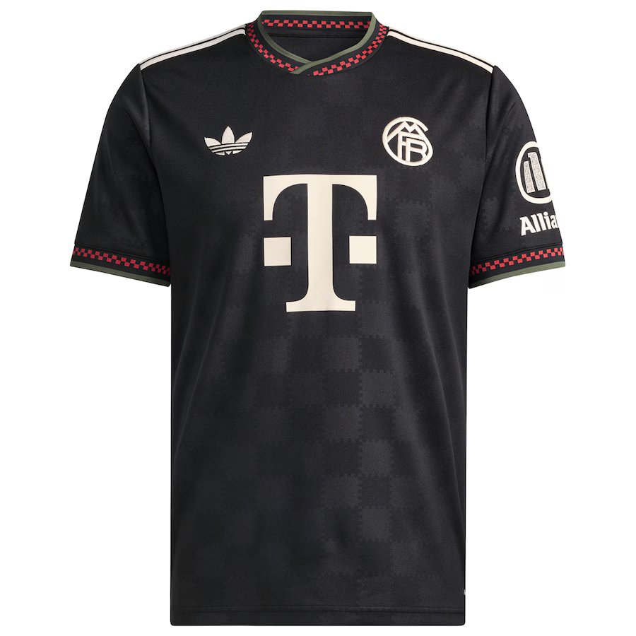 Men's Bayern Munich Adidas 2025/26 Third Replica Jersey - Black
