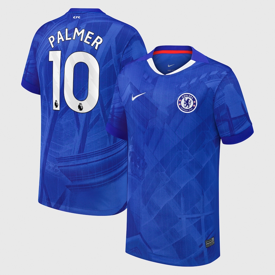 パーマーチェルシーホームキット25/26 EPL Youth Cole Palmer Chelsea 2025/26 Nike Home Stadium Replica