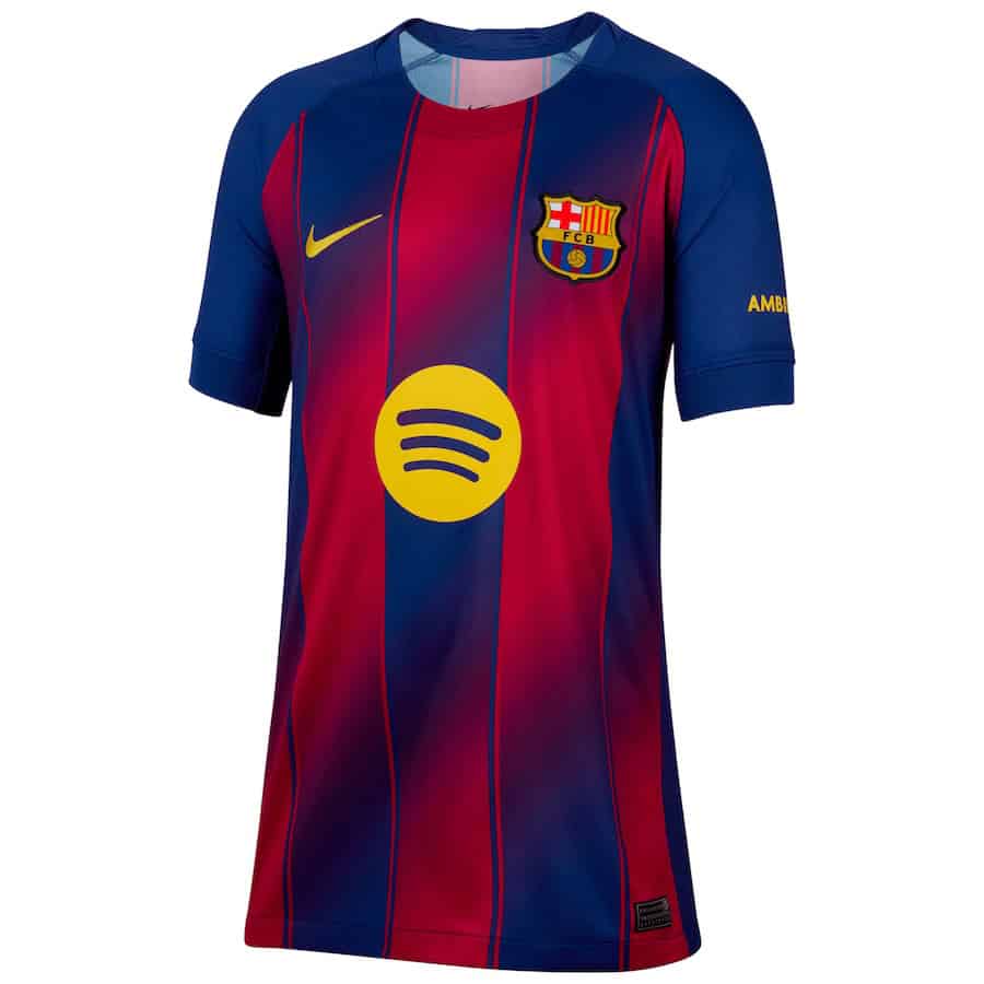 Youth Lamine Yamal FC Barcelona 2025/26 Nike Home Stadium Replica