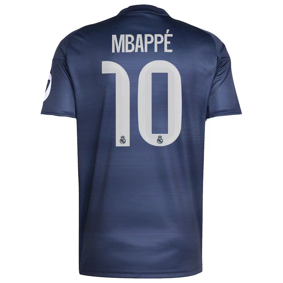 Men's Kylian Mbappé Real Madrid Adidas 2025/26 Away Replica Jersey