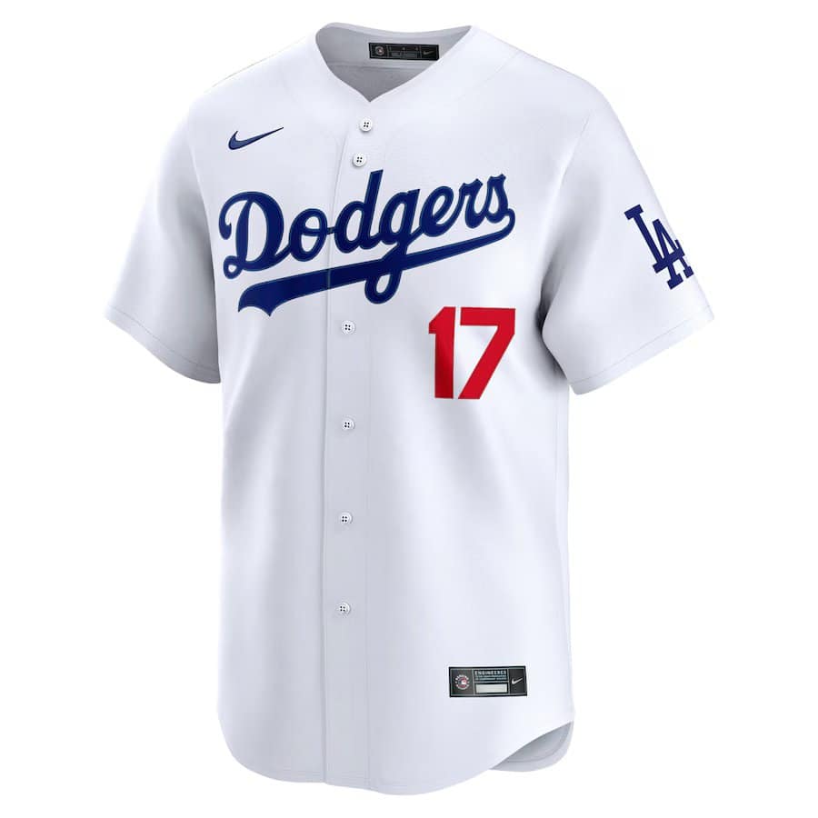 Los Angeles Dodgers Shohei Ohtani Nike White Home Limited Kanji