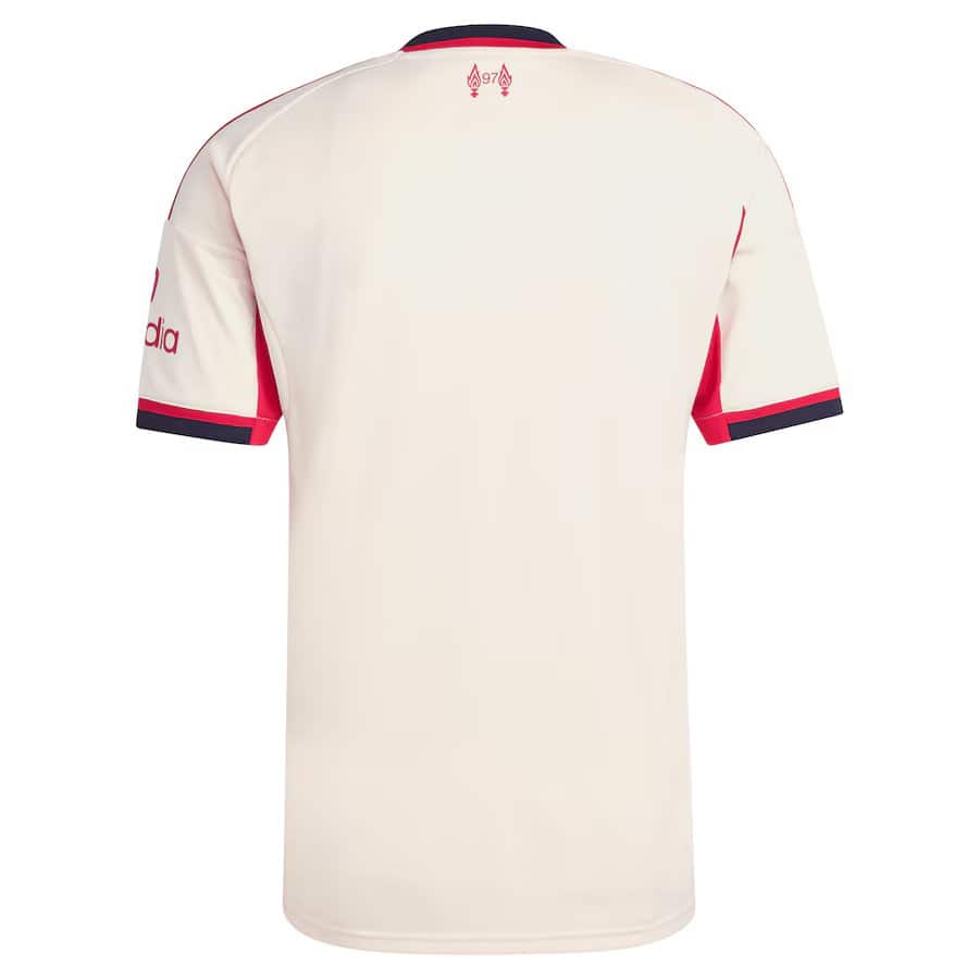 Men's Liverpool Adidas 2025/26 Away Replica Jersey - White
