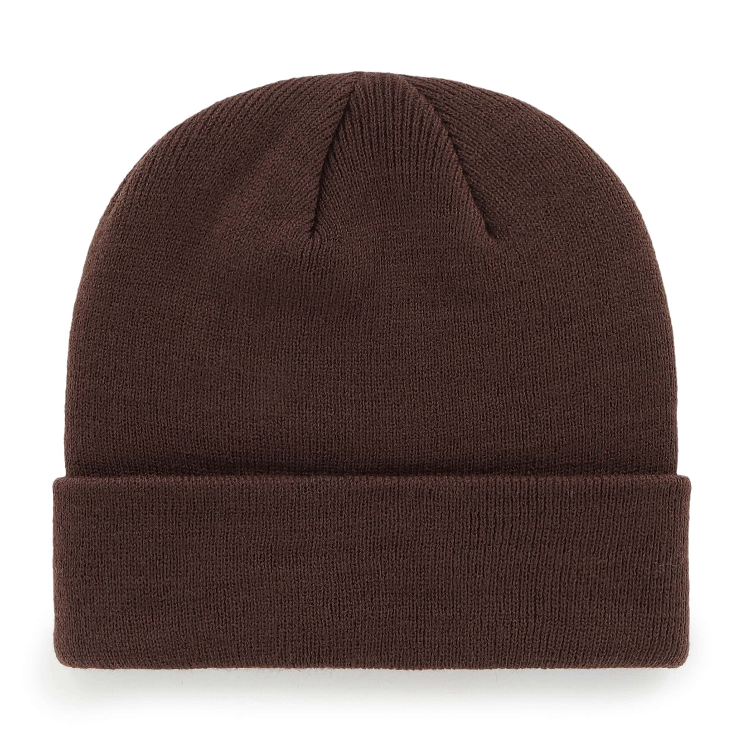 Toronto Maple Leafs '47 Brand Dark Chocolate Raised Cuffed Knit